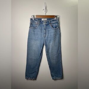 NWT Abercrombie & Fitch The Ankle Straight Ultra High Rise Jeans